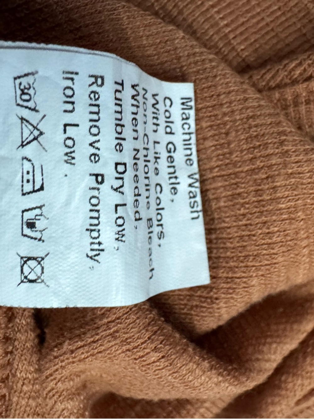 PRETTYGARDEN Orange-Brown Sleeveless Knit Romper Button  Pockets L - Picture 4 of 8